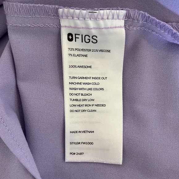 Figs: Catarina One-Pocket Scrub Top. Size XS - Picture 4 of 4